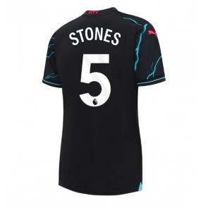 Manchester City John Stones #5 Rezervni Dres za Ženska 2023-24 Kratak Rukavima